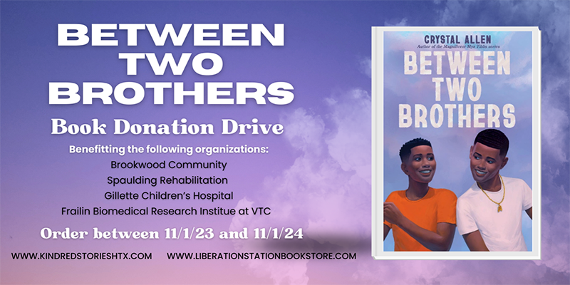 Between Two Brothers Book Donation Drive